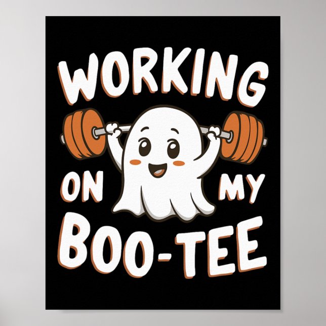 Arbeta med min Boo Tee Poster (Framsidan)