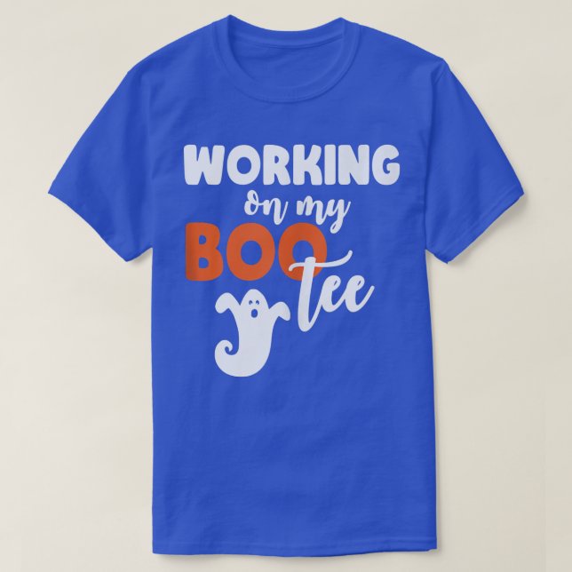 Arbeta med min Bootee Halloween Booty Glutes Gift  T Shirt (Design framsida)