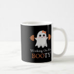 Arbeta med min Booty Boo-ty Funny Halloween Gym Gh Kaffemugg<br><div class="desc">Arbeta med min Booty Boo-ty Funny Halloween Gym Pun 1</div>