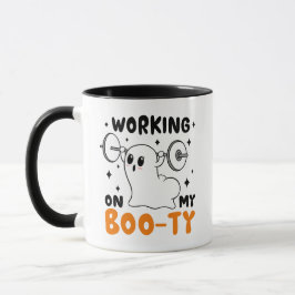 Arbeta med min Booty Cute Halloween Mugg