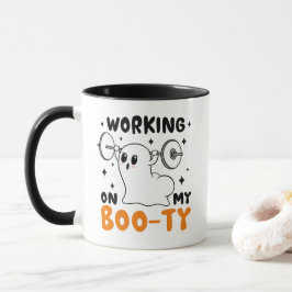 Arbeta med min Booty Cute Halloween Mugg