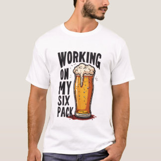 Arbeta med mitt sexpaket - T-shirt Design