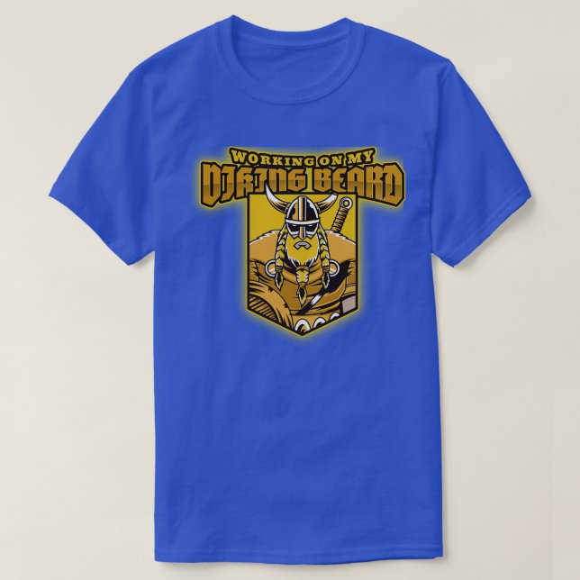 Arbeta med My Viking Beard Classic TShirt T Shirt (Design framsida)
