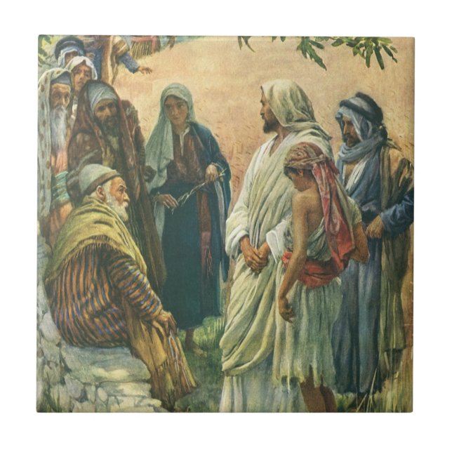 Arbeta med sabbat, Vintage Religion Kakelplatta (Framsidan)