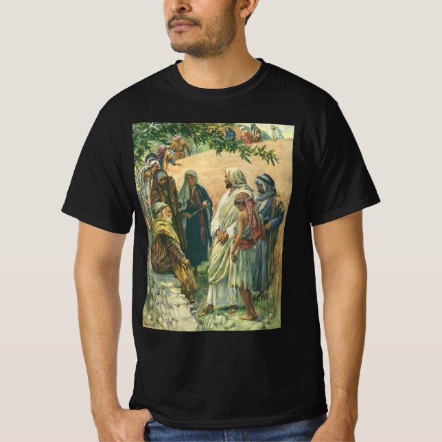 Arbeta med sabbat, Vintage Religion Tee Shirt (Framsida)