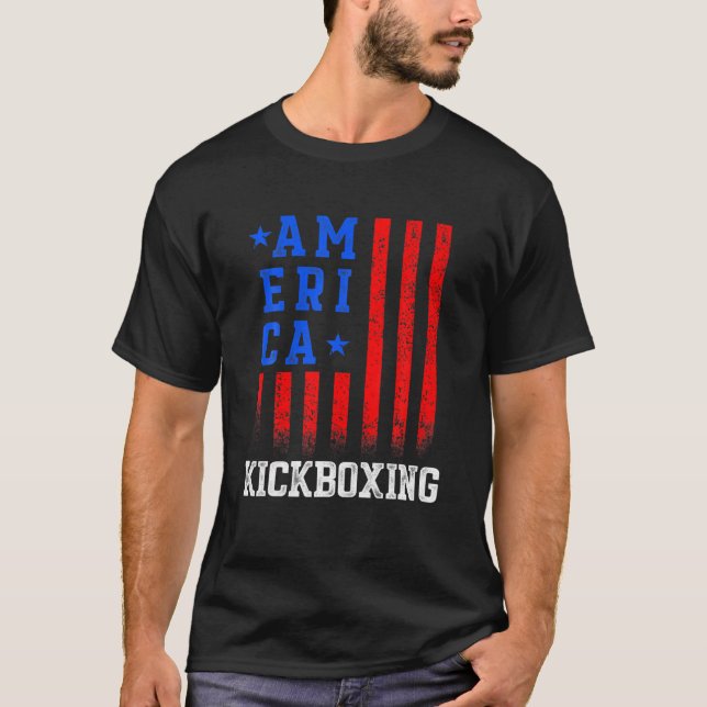 Arbeta med snabbstartsfunktionen Kickboxningsplane T Shirt (Framsida)
