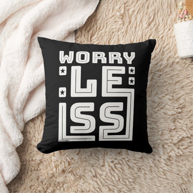 ARBETA MINDRE motivation och inspiration Kudde (Filt)
