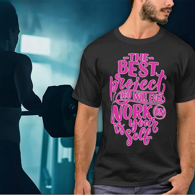 Arbeta på Dig Själv Mäns Träning T Shirt (Skapare uppladdad)