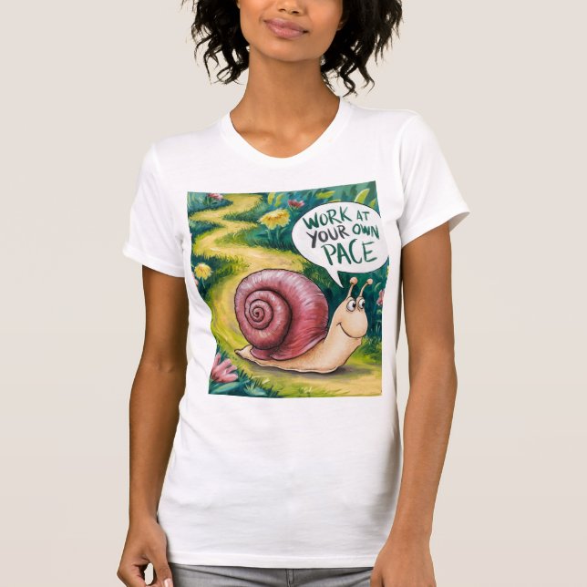 ARBETA PÅ DIN EGEN SIDA T SHIRT (Framsida)