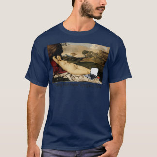 Arbeta på hemmet Giorgione Sleeping Venus T Shirt