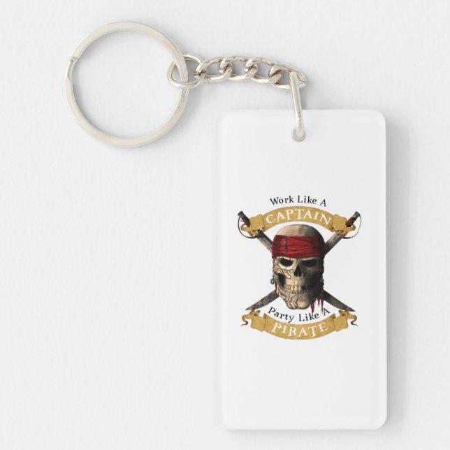 Arbeta som en kapten Party som en Pirat Skull Joll (Framsidan)