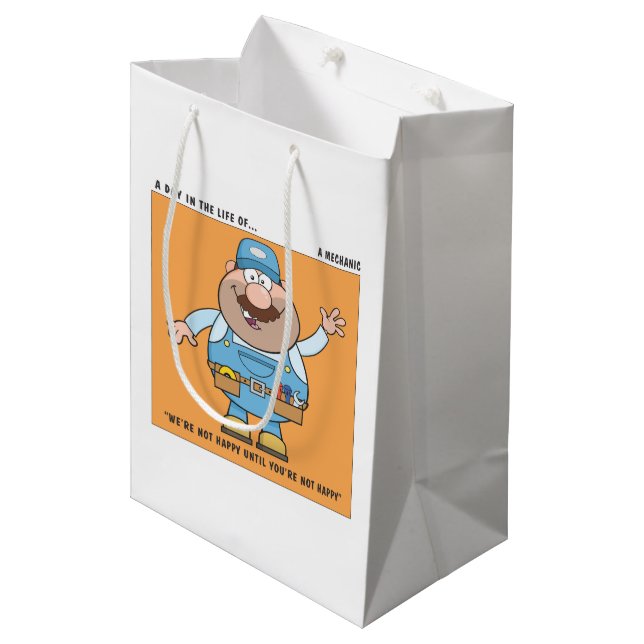 Arbeta som mekanisk Humor (Framsidan Vinklad)