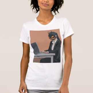 Arbeta Tills Du Faller – Skelett Kontor Humor Hall T Shirt