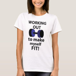 Arbeta ut arbetsväggar Arbeta ut T Shirt