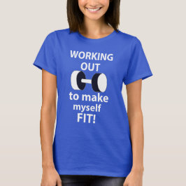 Arbeta ut arbetsväggar Arbeta ut T Shirt