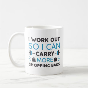 Arbeta ut Shopping bag Kaffemugg