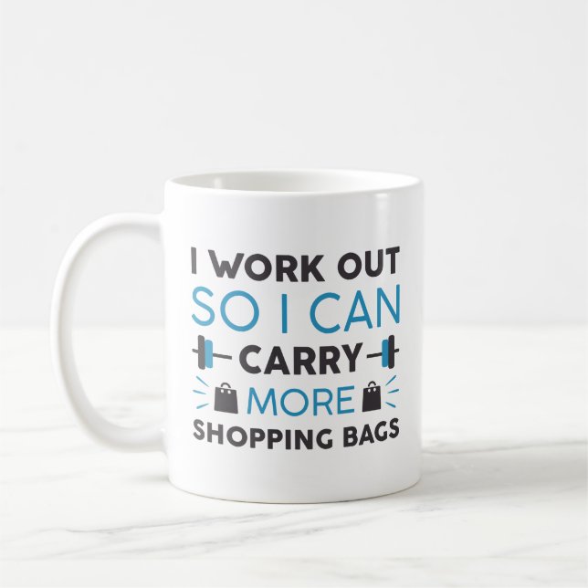 Arbeta ut Shopping bag Kaffemugg (Vänster)