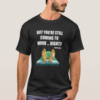 Arbetade hos Dödsbyråns medarbetare HR Funny Morsa T Shirt