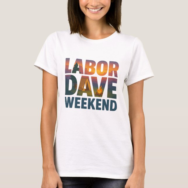 Arbetande Dave Helg Weekend Kvinnors T-Shirt (Framsida)