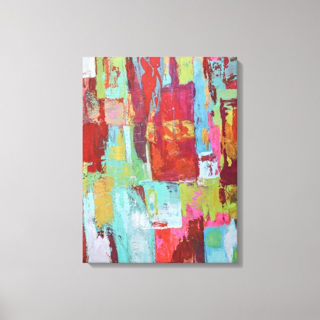 Arbetande flicka 18 x 24 Wrapped Canvas (Framsida)