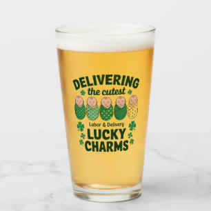Arbetande & Förlossning Lucky Charm Sjuksköterska Glaskopp