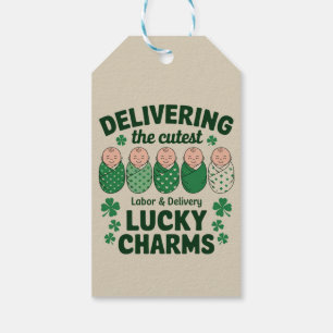 Arbetande & Förlossning Lucky Charm Sjuksköterska Presentetikett