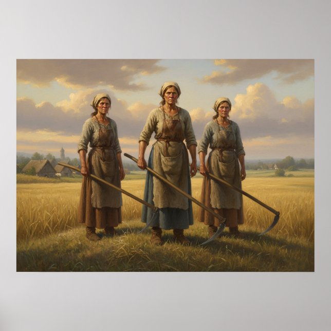 Arbetande Kvinnor Poster (Framsidan)