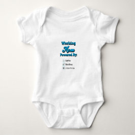 Arbetande Mamma Driven Av:Kaffe Deadline En tuppla T Shirt
