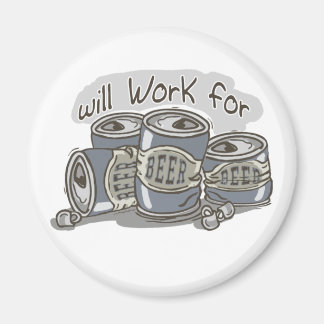 Arbetar för öl magnet