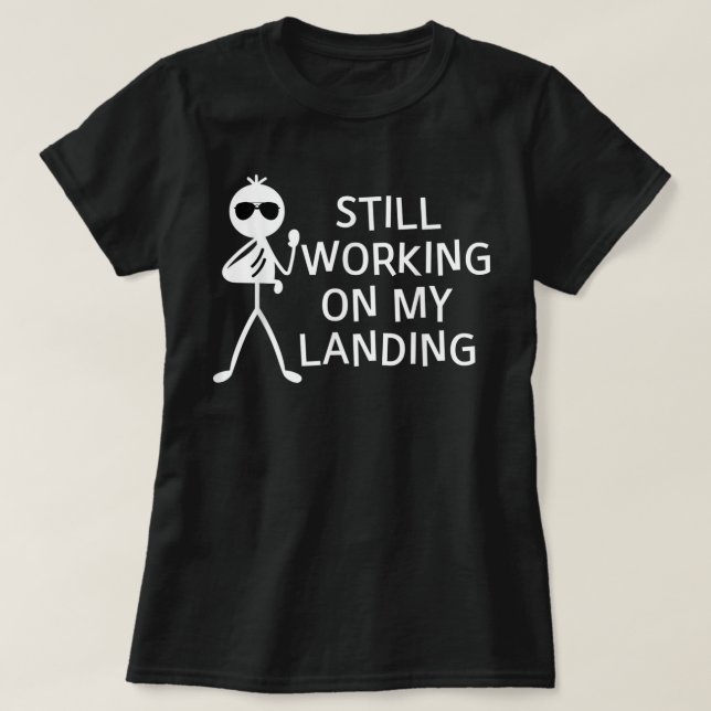 Arbetar fortfarande med min landningshavererade Ar T Shirt (Design framsida)