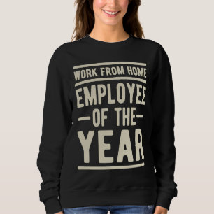 Arbetar Från Hemmet Anställd Årets Jobb Sarcasm Hu T Shirt
