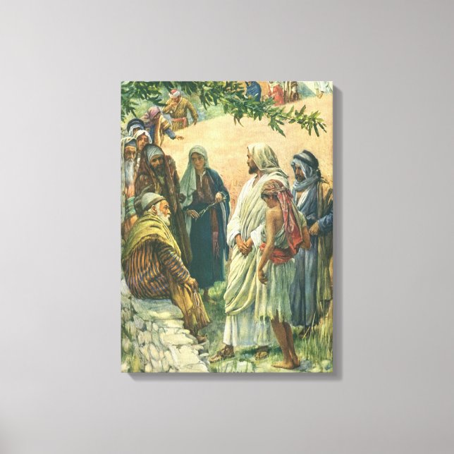 Arbetar på sabbaten, Vintage Religion Canvastryck (Framsida)