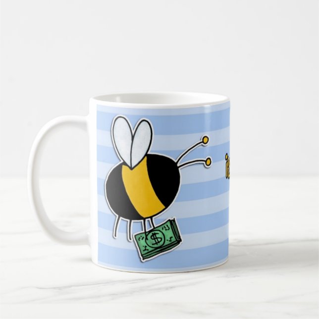 arbetarbi - bankir kaffemugg (Vänster)