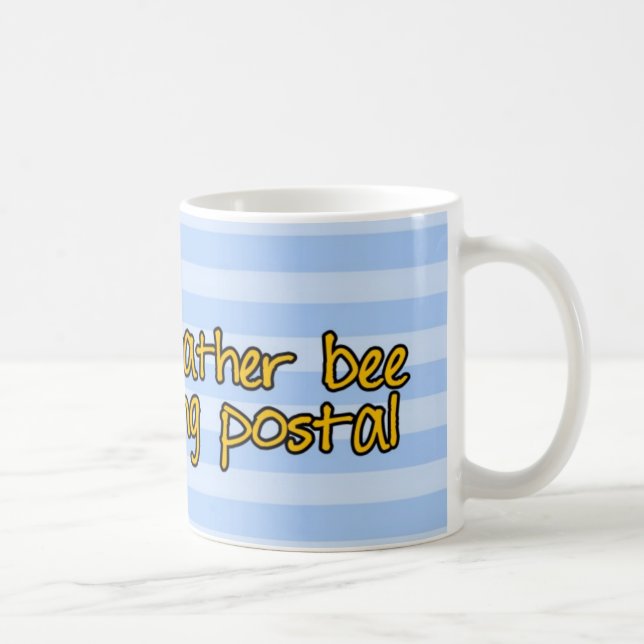 arbetarbi - post- arbetare kaffemugg (Höger)