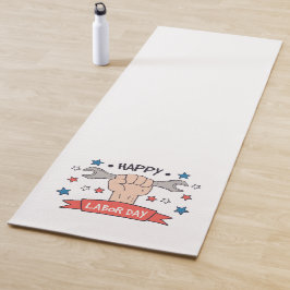 Arbetardagen Grafisk Badge Färgdesign