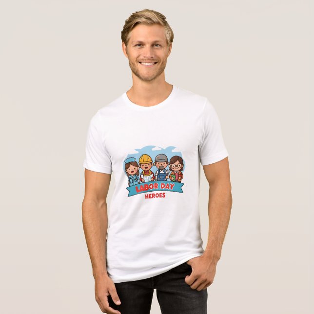Arbetardagens Hjältar T Shirt (Framsida Full)