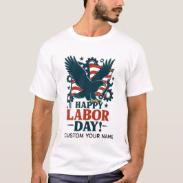 Arbetardagens patriotiska stolthet t shirt