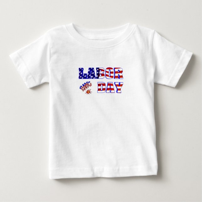 Arbetardags-smäll - t shirt (Framsida)