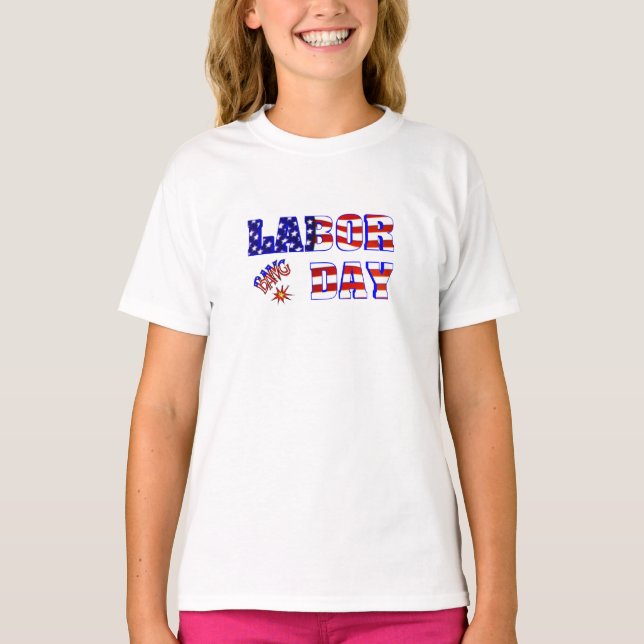 Arbetardags-smäll - t shirt (Framsida)