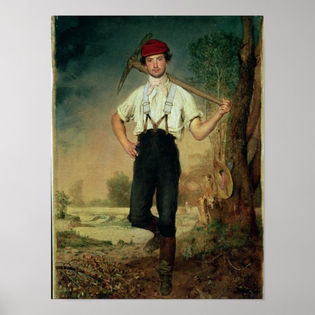 Arbetare, 1848 poster (Framsidan)