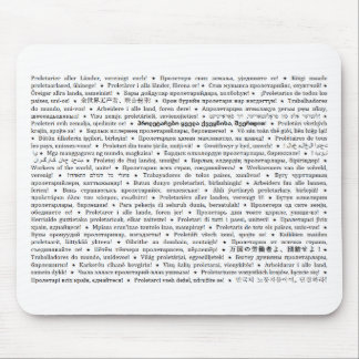 Arbetare av världen, förenar! Mousepad Musmatta