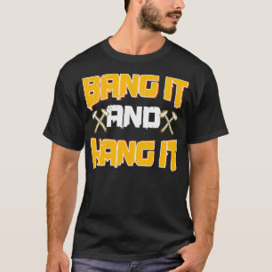 Arbetare i lakan Metall ger sken på baksidan av Pu T Shirt