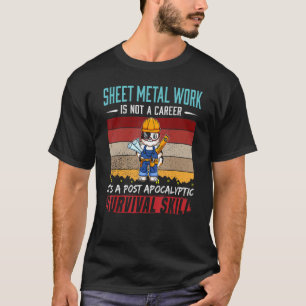 Arbetare i manar Lakan Metall är inte ett Metall-l T Shirt
