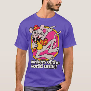 Arbetare i World Unite Marxist Meme Design 1 T Shirt