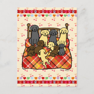 Arbetare på Storleka Bed i Kung Vykort