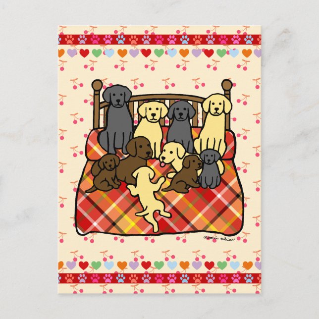 Arbetare på Storleka Bed i Kung Vykort (Framsida)