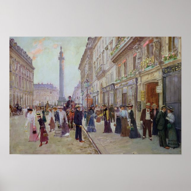 Arbetare som lämnar Maison Paquin Poster (Framsidan)