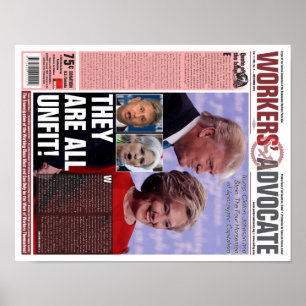 Arbetares förkämpeaffisch - November 2016 Poster