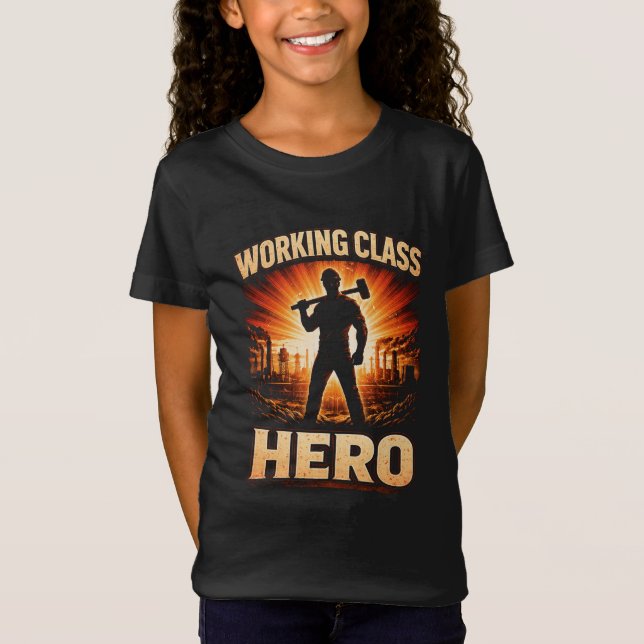 Arbetarklass Hjälte T Shirt (Framsida)