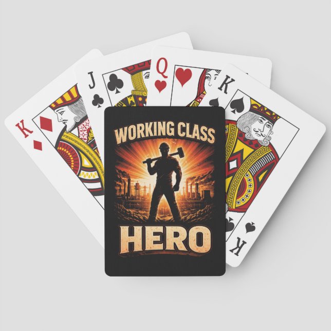 Arbetarklasshjälte Casinokort (Baksidan)